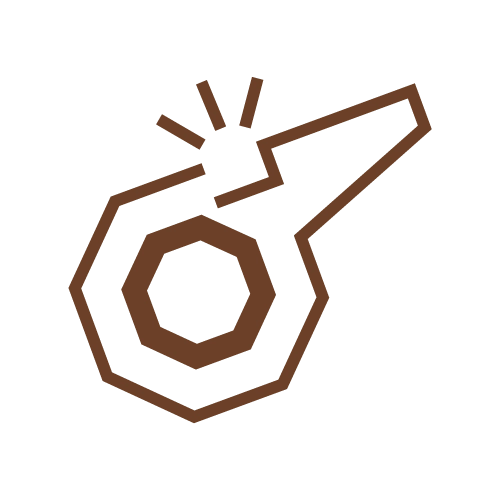 Ikon af føjte der pifter.